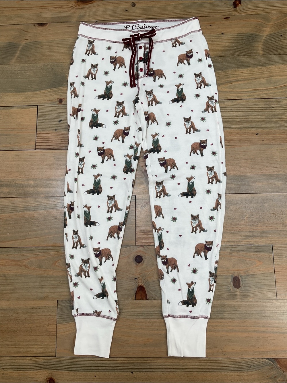 PJ SALVAGE “FOXY CHRISTMAS” JOGGERS PAJAMA SET - Picture 8 of 13